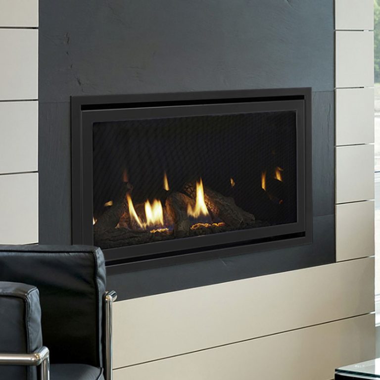 The B41L from Hearth & Home technologies offers a stylish, modern fireplace with slim profile and impressive looks.